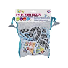 Bathtime Eva Stickers in Net Bag - 16 Piece